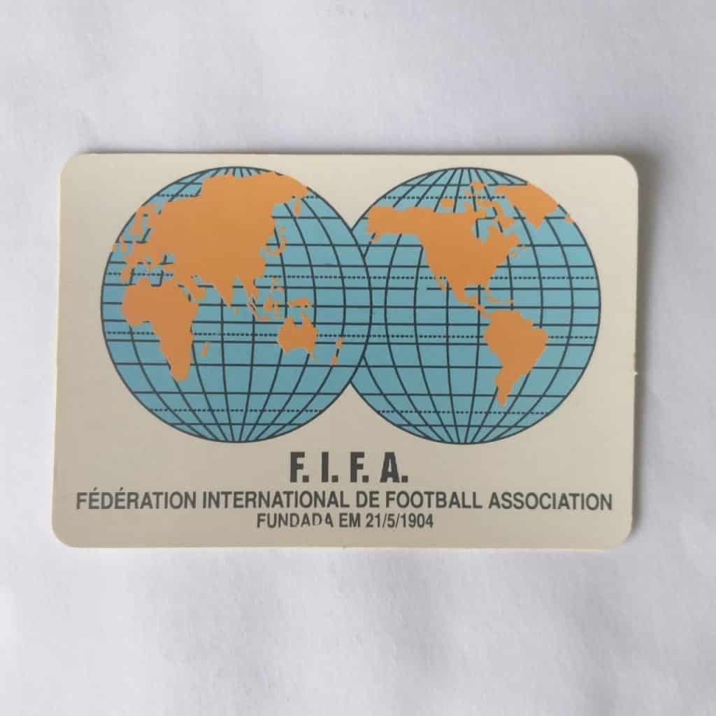 Calendário de Bolso (Tema Futebol) - Coleção de 90 Calendários da Copa do Mundo de 1994 Nº 90 - FIFA - Ano 1994