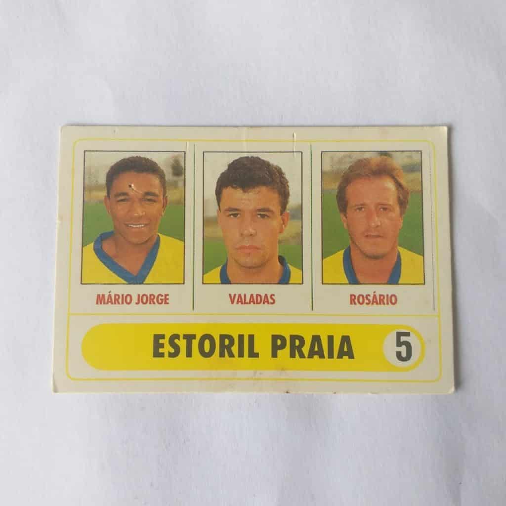 Calendário de Bolso (Tema Futebol) - Estoril Praia Nº 05 (Portugal) - Ano 1992