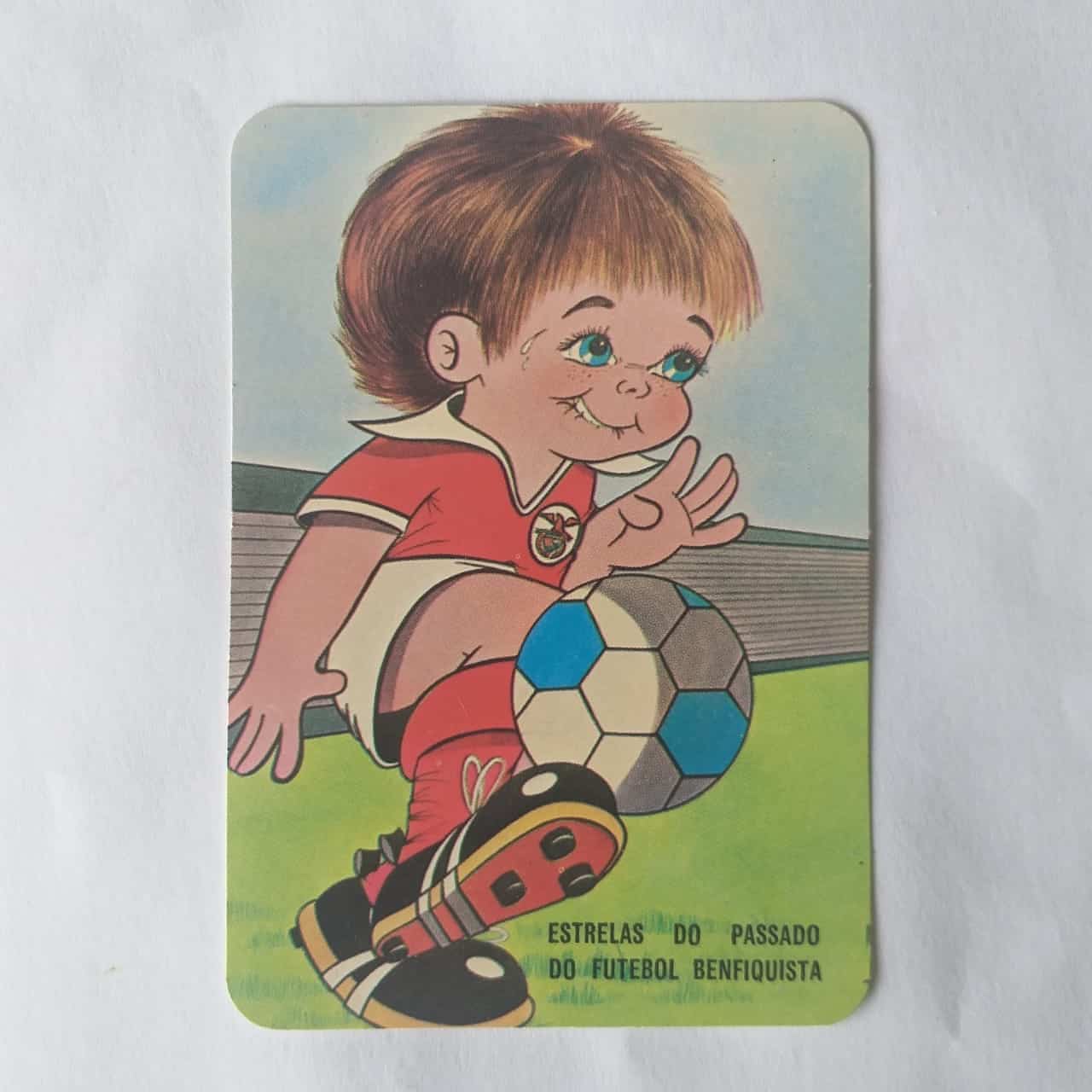 Calendário de Bolso (Tema Futebol) - Estrelas do Passado do Futebol Benfiquista - Ano 1995