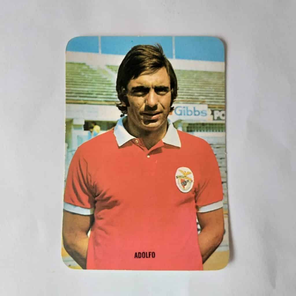 Calendário de Bolso (Tema Futebol) - Estrelas do Passado do Futebol Benfiquista Nº 11 - Adolfo - Ano 1986