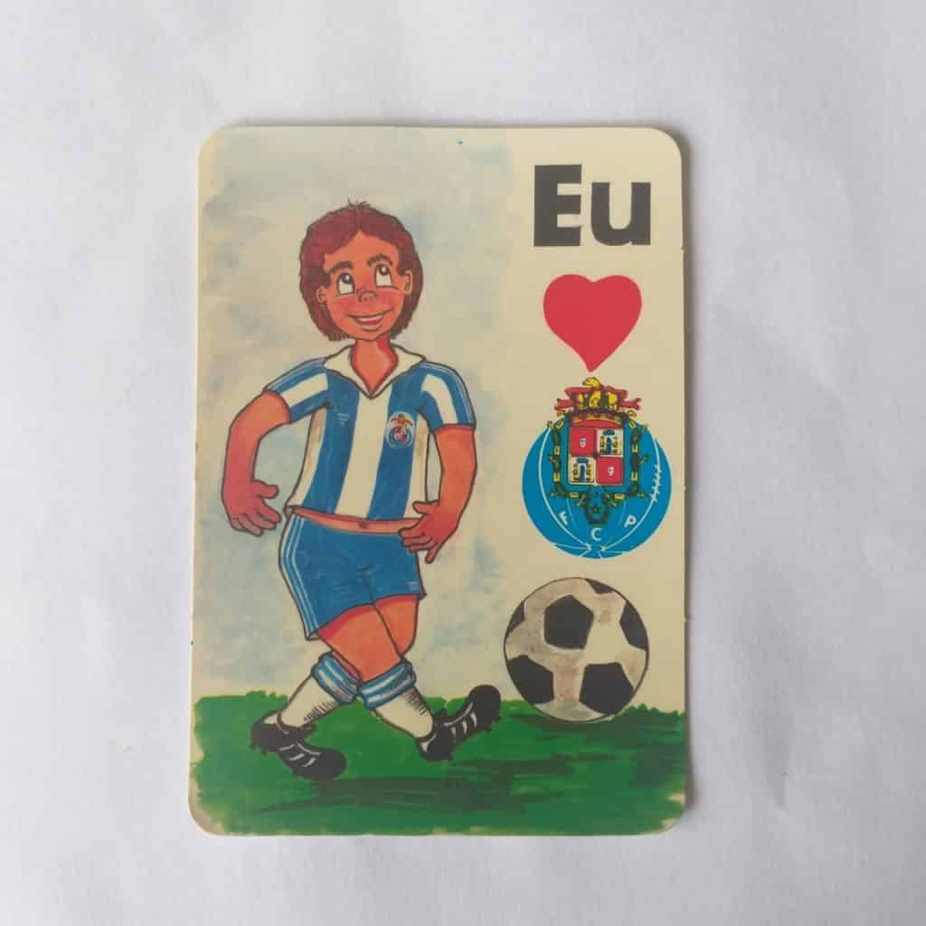 Calendário de Bolso (Tema Futebol) - Eu Amo Porto (Portugal) - Ano 1992