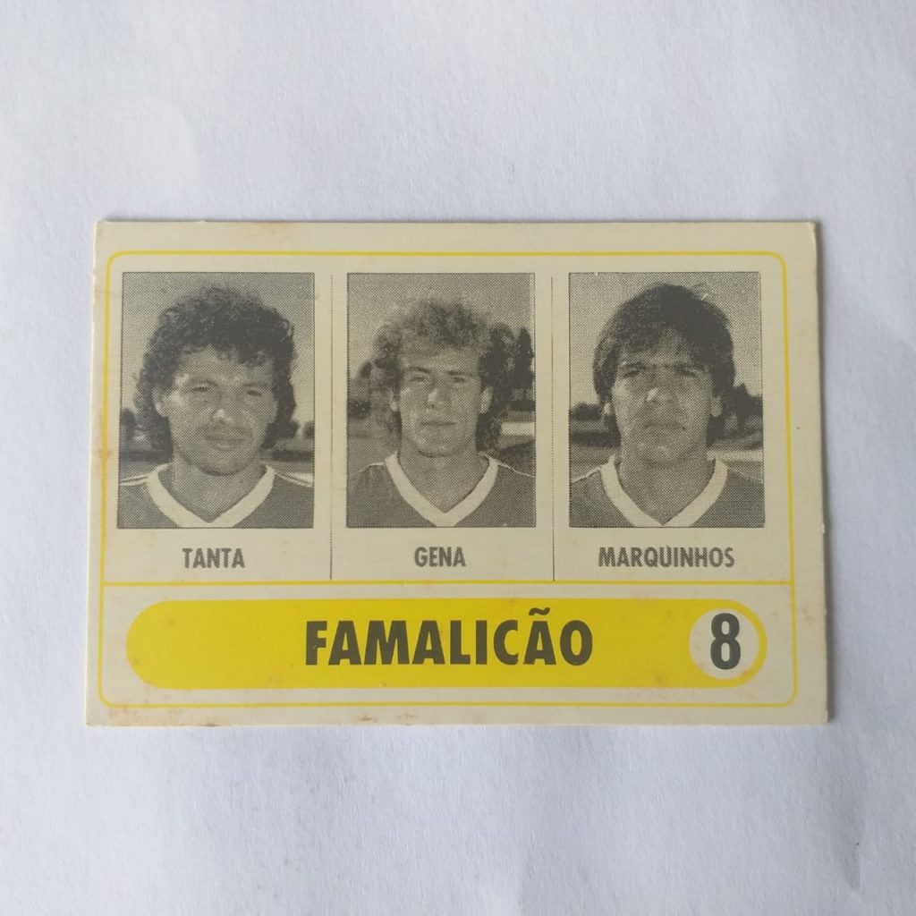 Calendário de Bolso (Tema Futebol) - Famalicão Nº 08 (Portugal) - Ano 1992