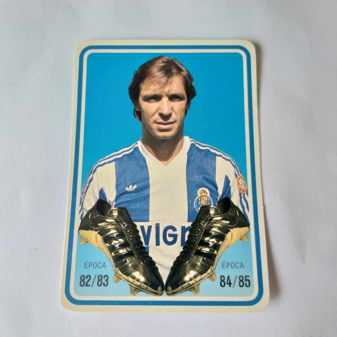 Calendário de Bolso (Tema Futebol) - Fernando Gomes - Ano 1986