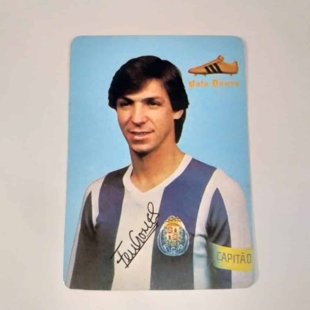 Calendário de Bolso (Tema Futebol) - Fernando Gomes - Bota de Ouro (Portugal) - Ano 1984
