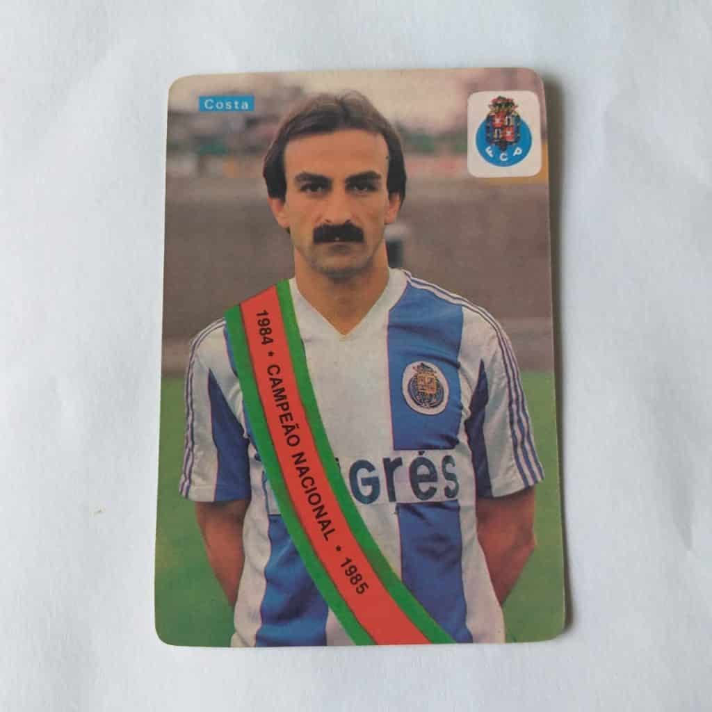 Calendário de Bolso (Tema Futebol) - Futebol Clube do Porto - Costa - Ano 1986