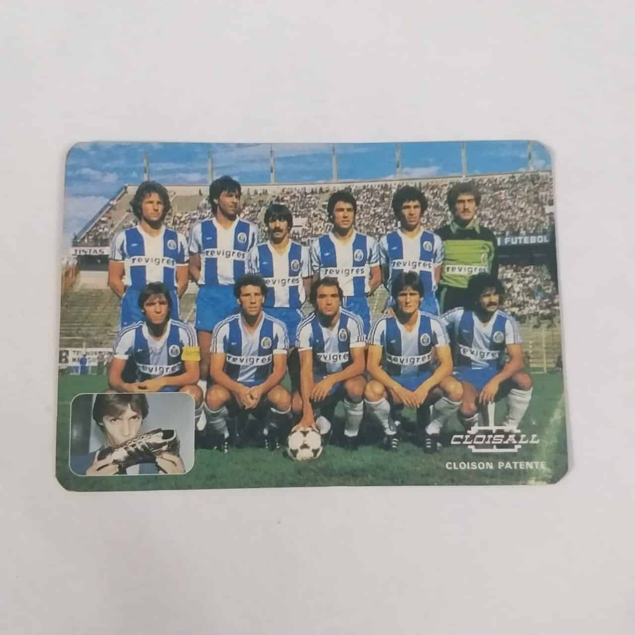 Calendário de Bolso (Tema Futebol) - Futebol Clube do Porto (Portugal) - Ano 1984