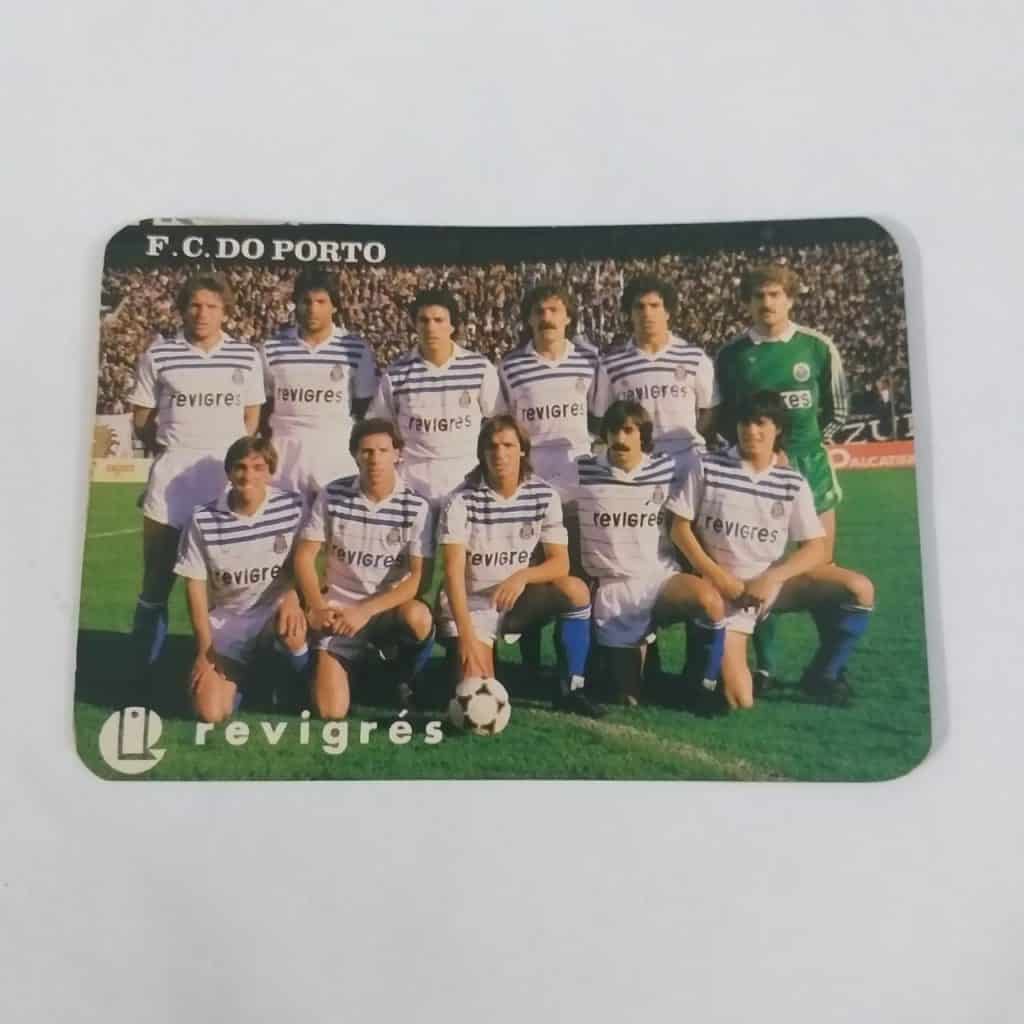 Calendário de Bolso (Tema Futebol) - Futebol Clube do Porto (Portugal) - Ano 1985