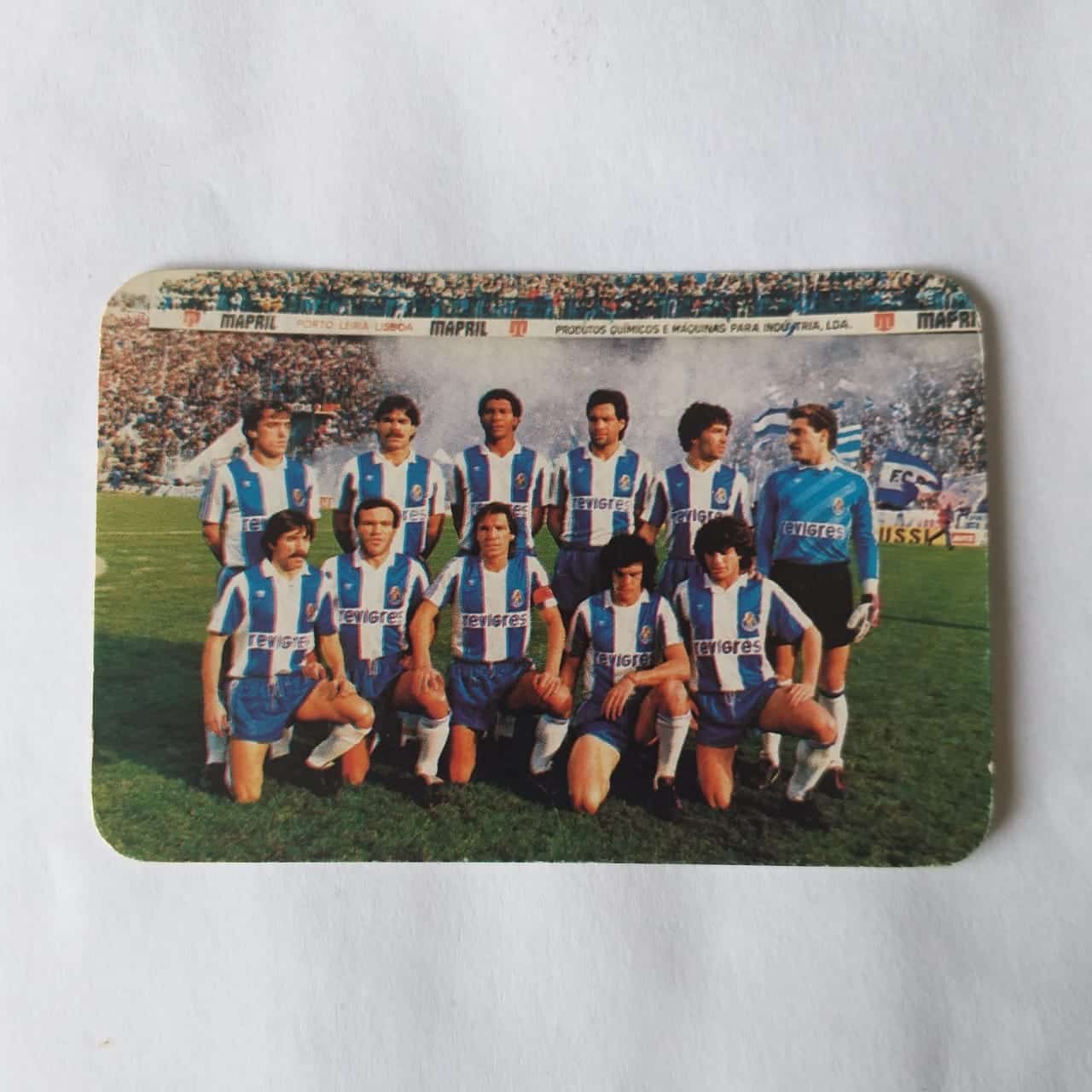 Calendário de Bolso (Tema Futebol) - Futebol Clube do Porto (Portugal) - Ano 1987