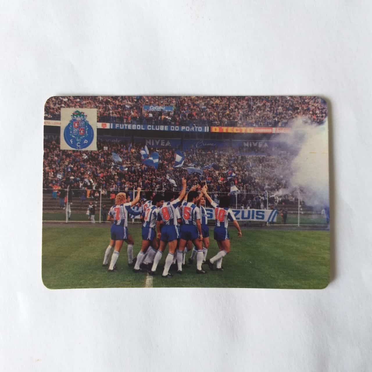 Calendário de Bolso (Tema Futebol) - Futebol Clube do Porto (Portugal) - Ano 1987