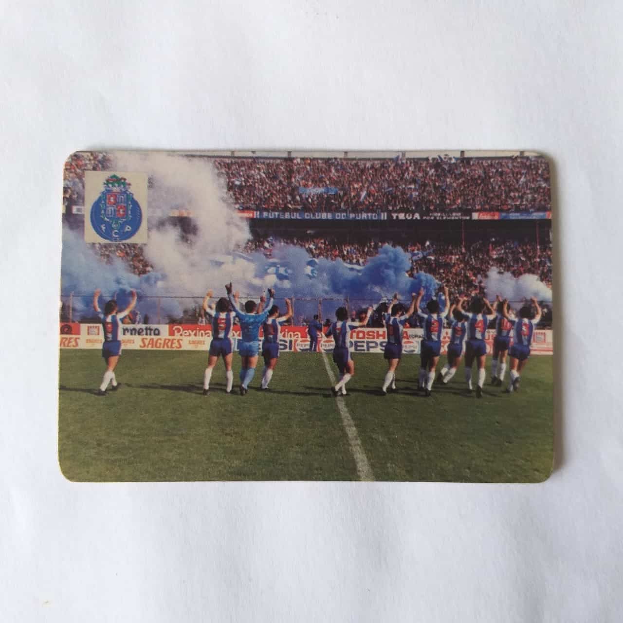 Calendário de Bolso (Tema Futebol) - Futebol Clube do Porto (Portugal) - Ano 1987