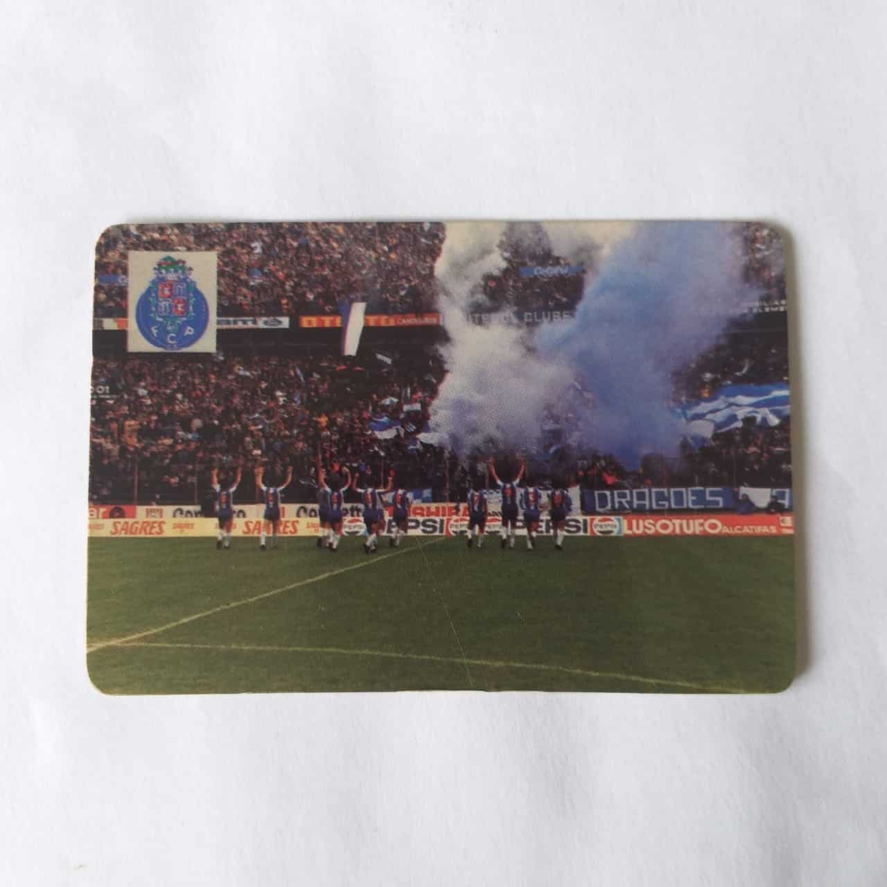 Calendário de Bolso (Tema Futebol) - Futebol Clube do Porto (Portugal) - Ano 1987