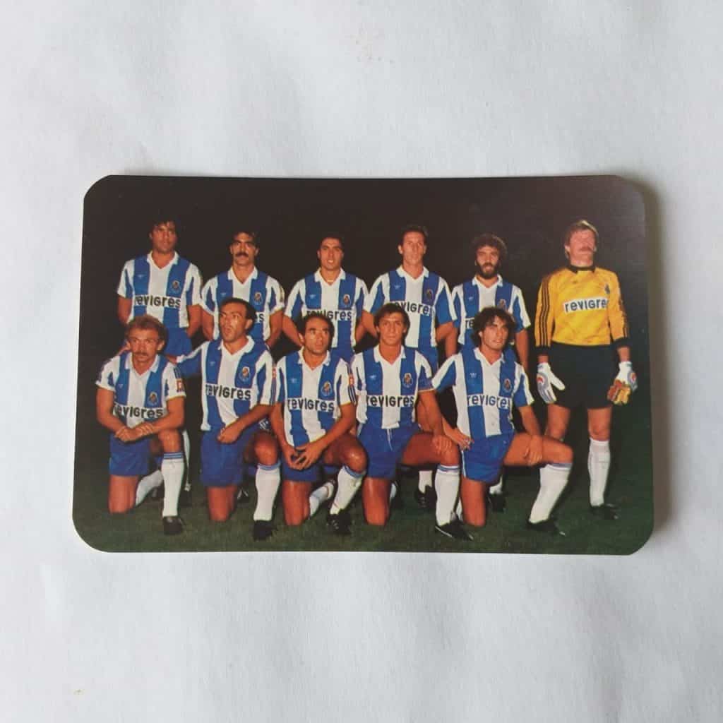 Calendário de Bolso (Tema Futebol) - Futebol Clube do Porto (Portugal) - Ano 1987
