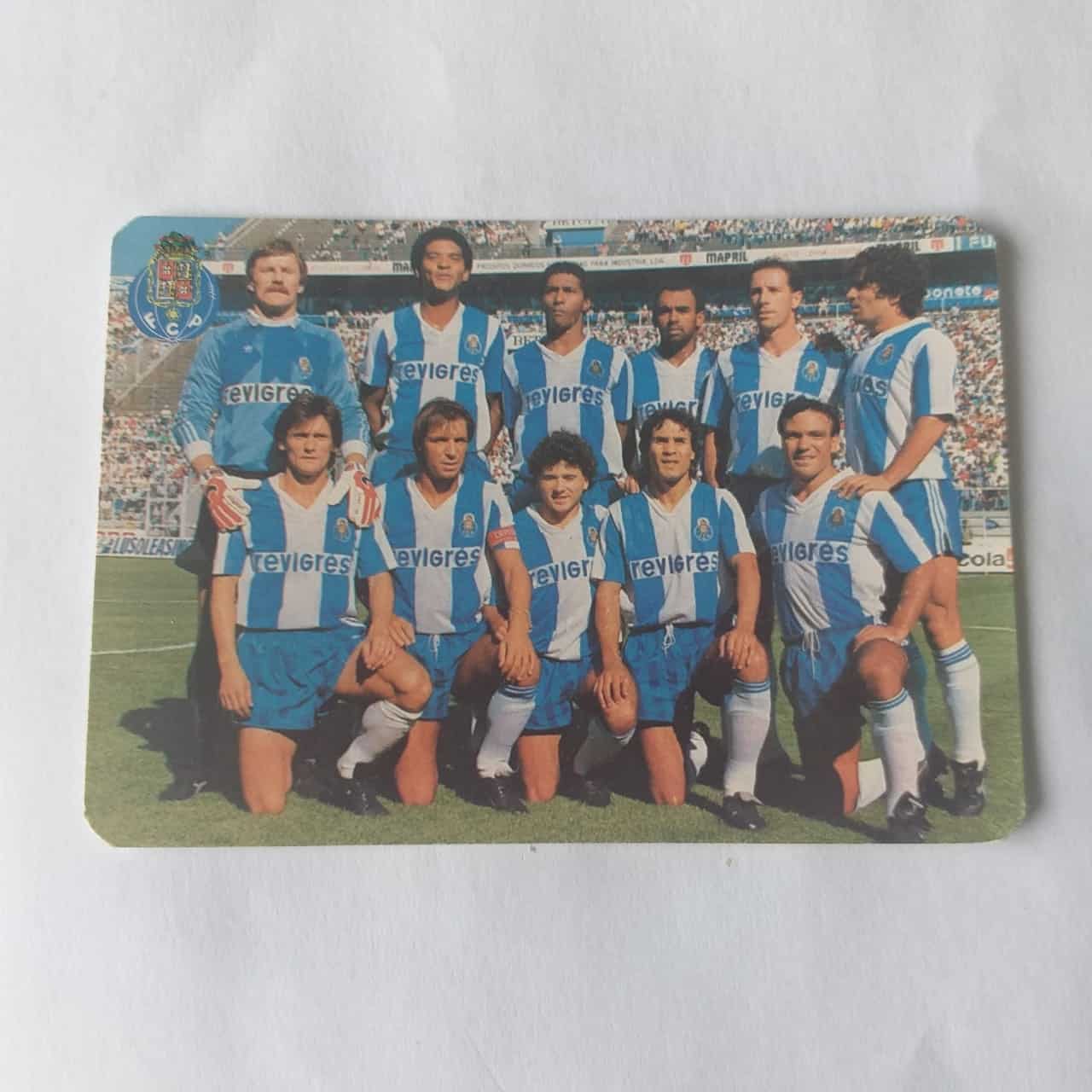 Calendário de Bolso (Tema Futebol) - Futebol Clube do Porto (Portugal) - Ano 1988