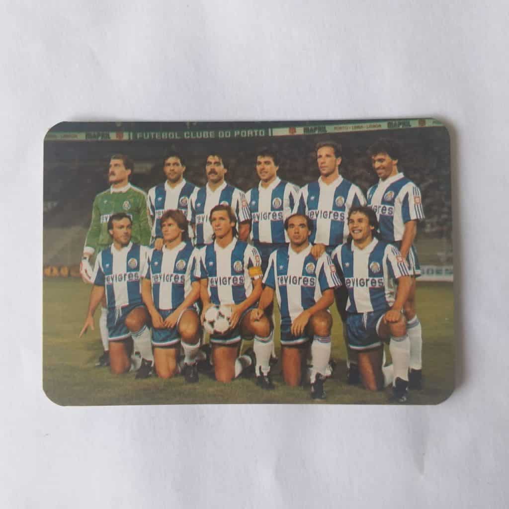 Calendário de Bolso (Tema Futebol) - Futebol Clube do Porto (Portugal) - Ano 1989