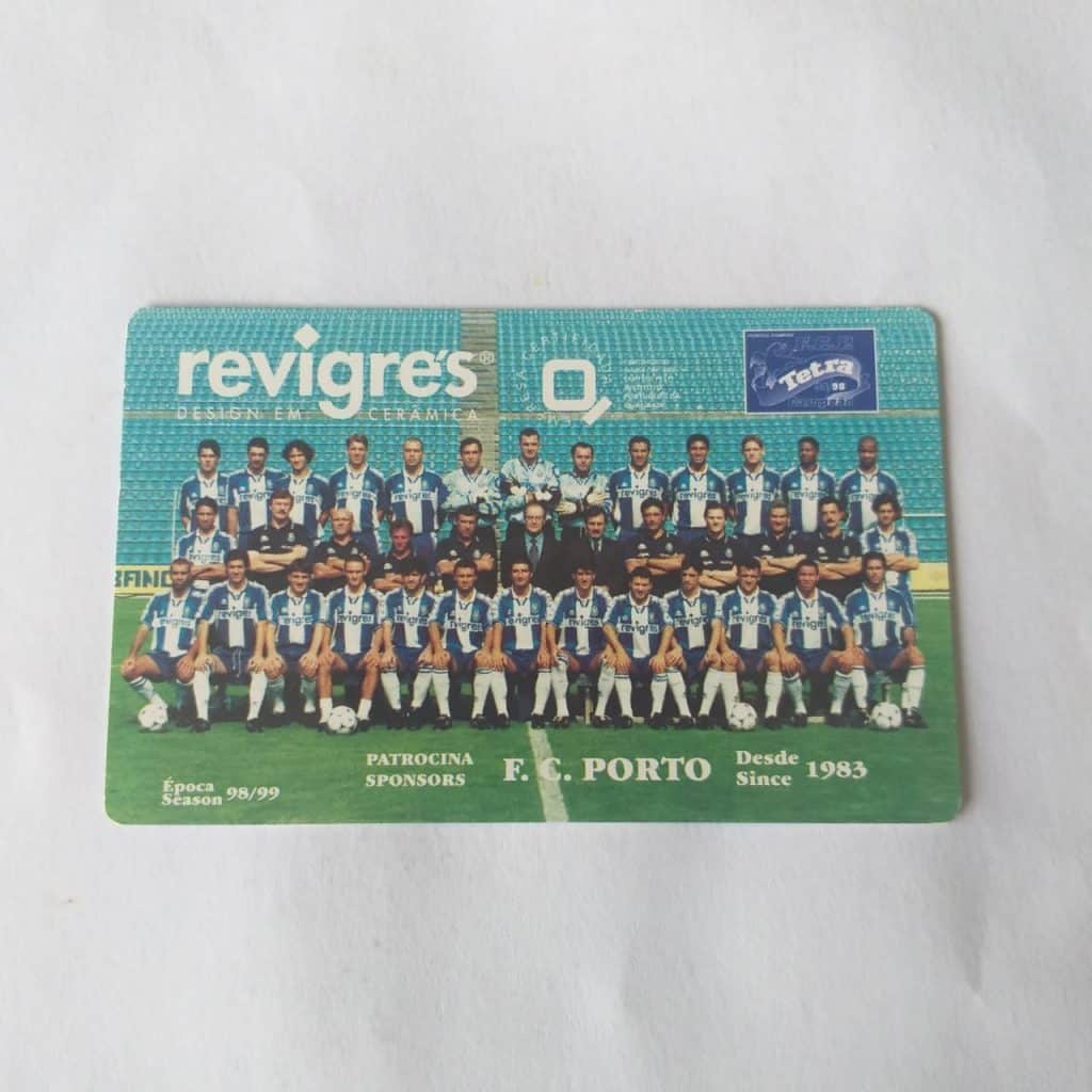 Calendário de Bolso (Tema Futebol) - Futebol Clube do Porto (Portugal) - Ano 1999