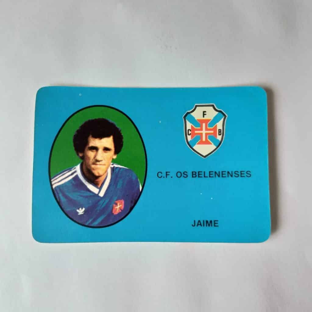 Calendário de Bolso (Tema Futebol) - Futebol Clube Os Belenenses - Jaime - (Portugal) - Ano 1987