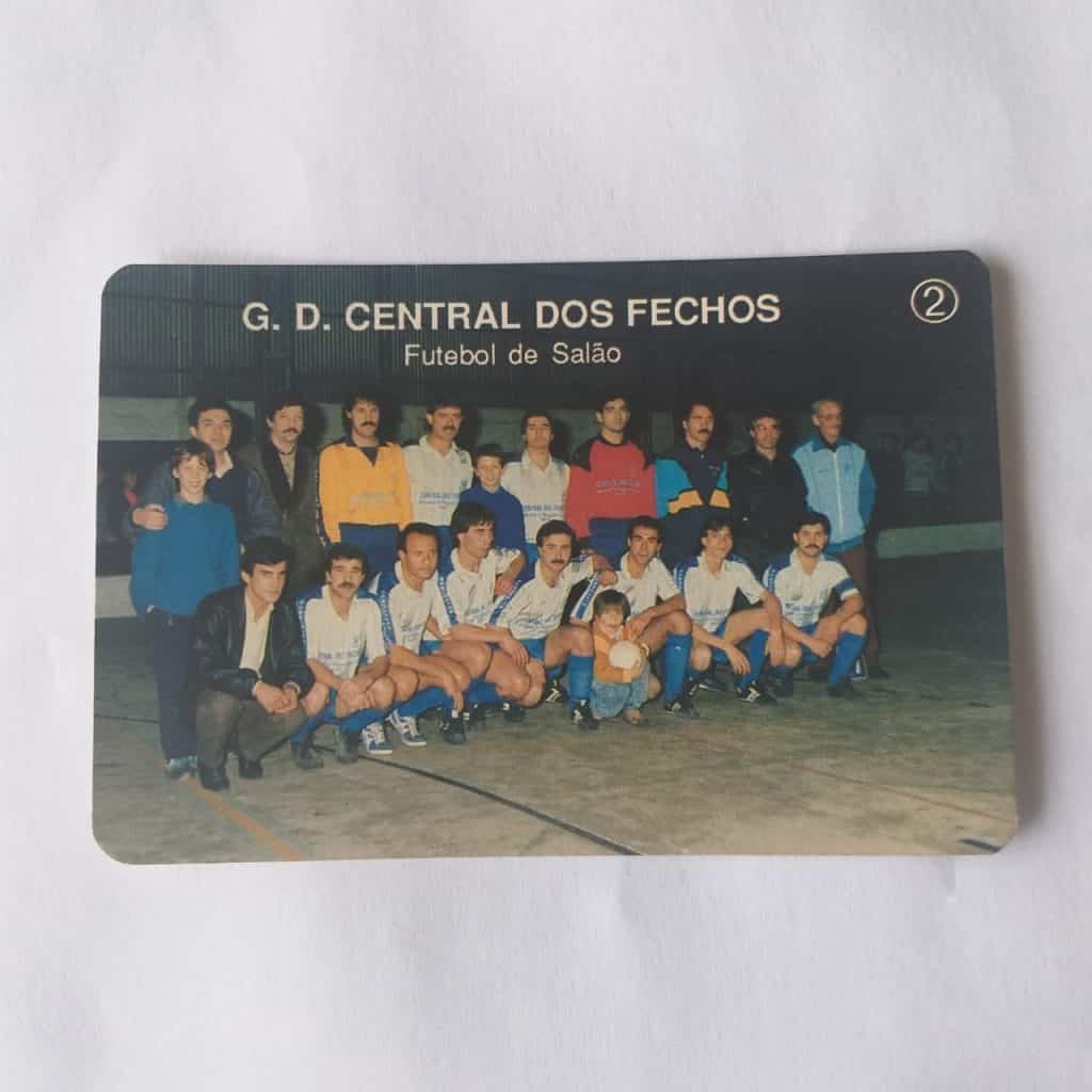 Calendário de Bolso (Tema Futebol) - G. D. Central dos Fechos - Futebol do Salão (Portugal) - Ano 1988