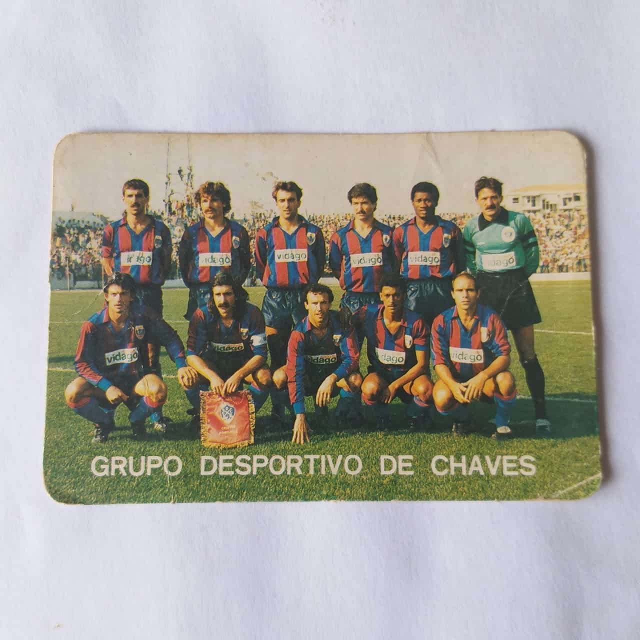 Calendario De Bolso Tema Futebol Grupo Desportivo De Chaves Portugal Ano 1986