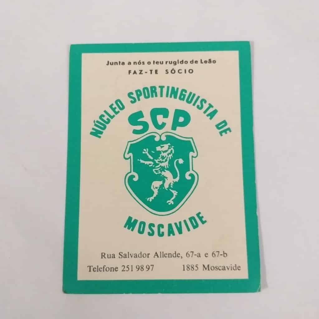 Calendário de Bolso (Tema Futebol) - Núcleo Sportinguista de Moscavide (Portugal) - Ano 1984
