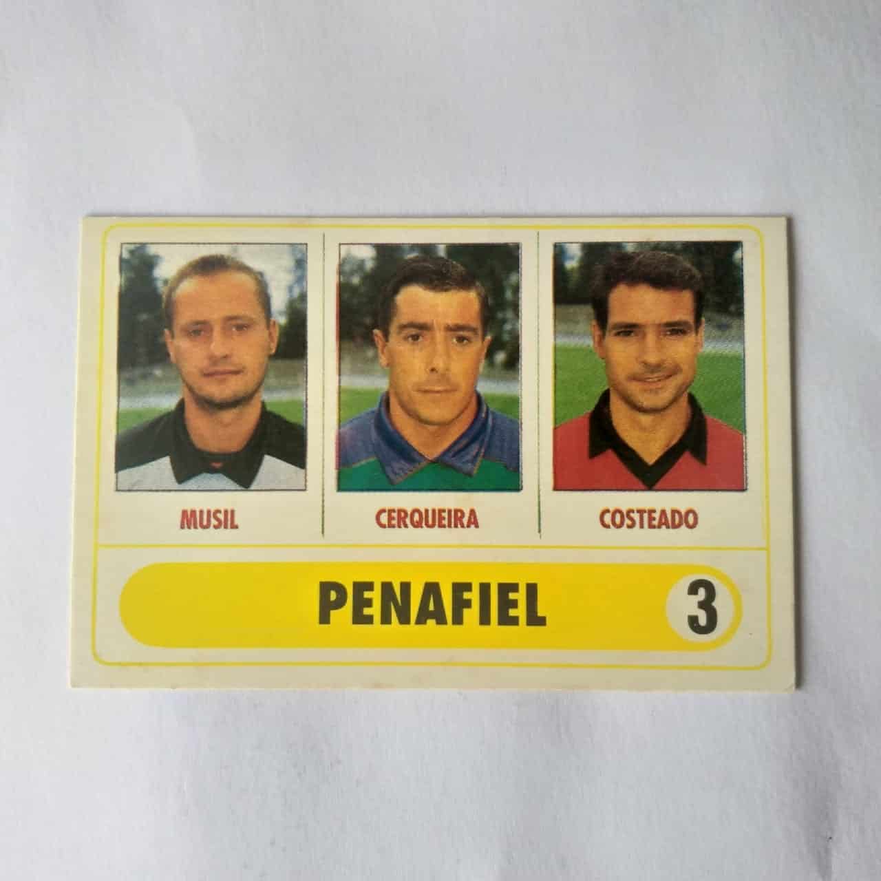 Calendário de Bolso (Tema Futebol) - Penafiel Nº 03 (Portugal) - Ano 1992