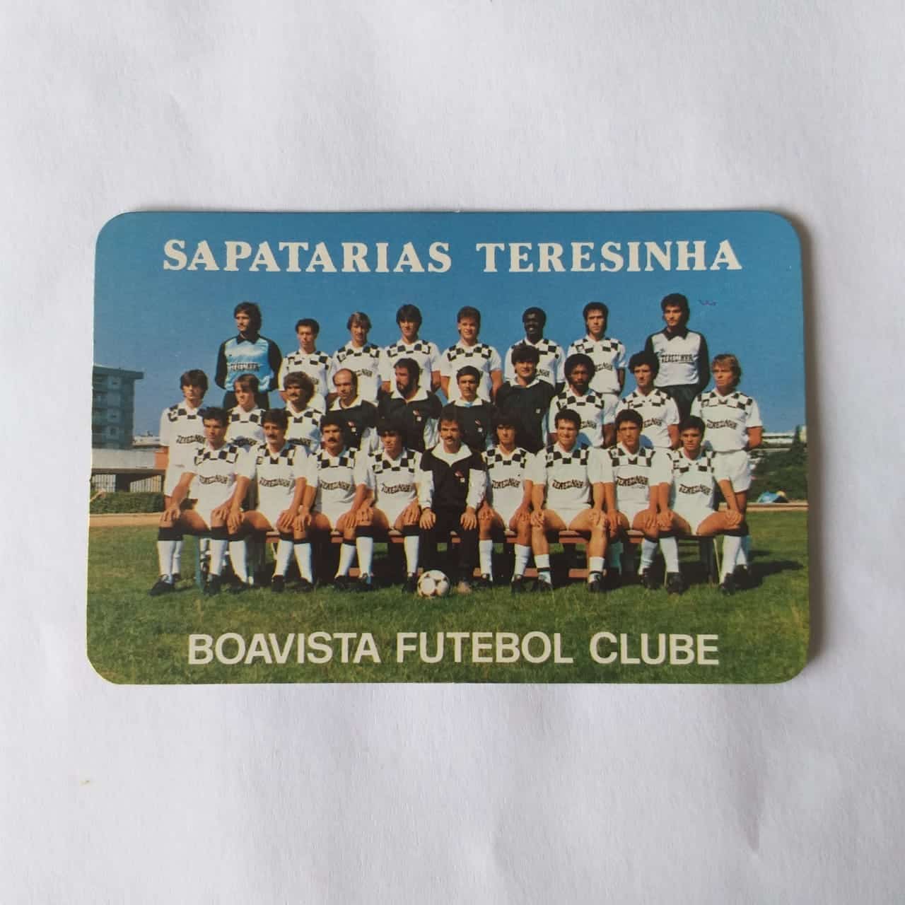 Calendário de Bolso (Tema Futebol - Propaganda) - Sapatarias Beleza e Teresinha Nº 03 - Boavista Futebol Clube - Ano 1987