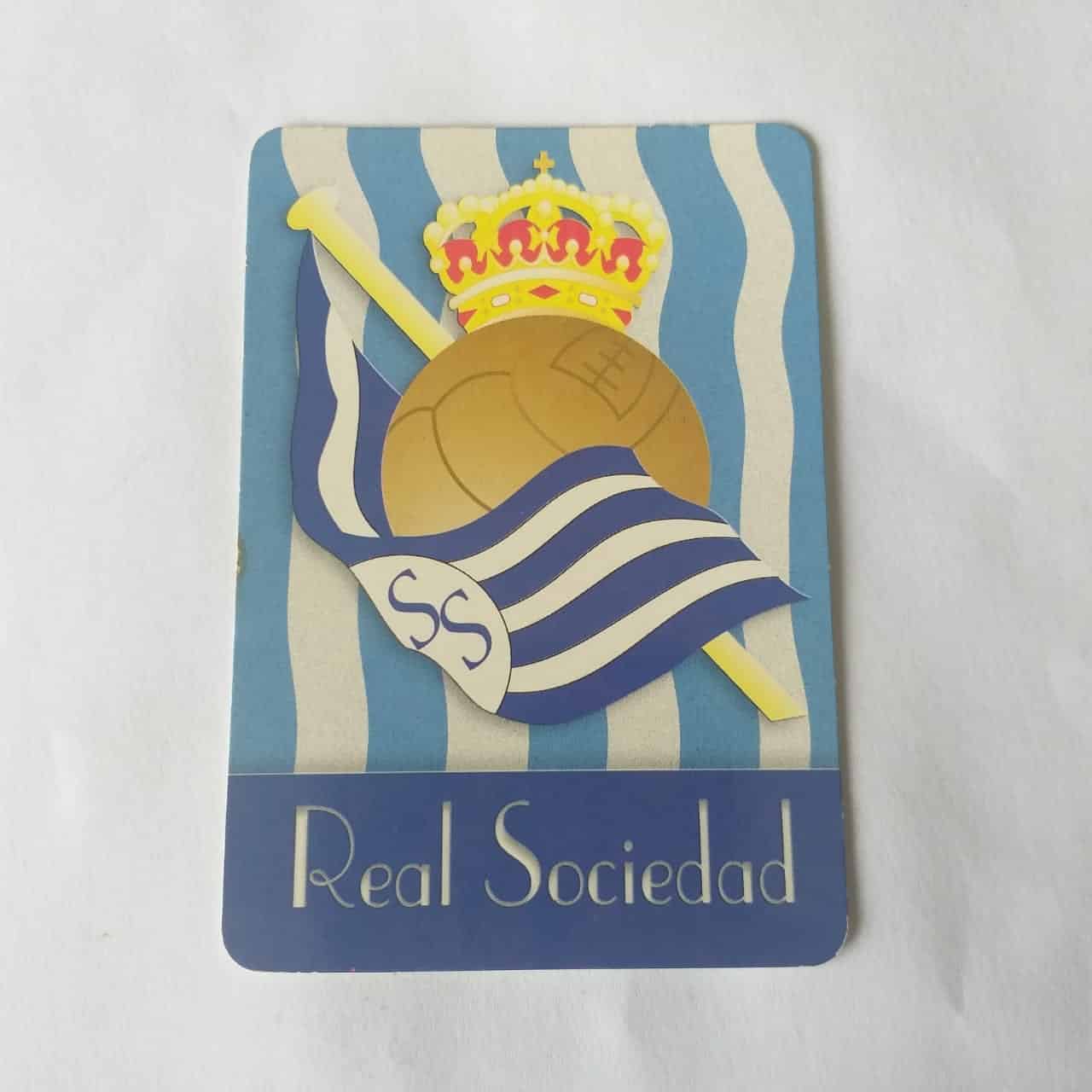 Calendário de Bolso (Tema Futebol) - Real Sociedad (Espanha) - Ano 2000