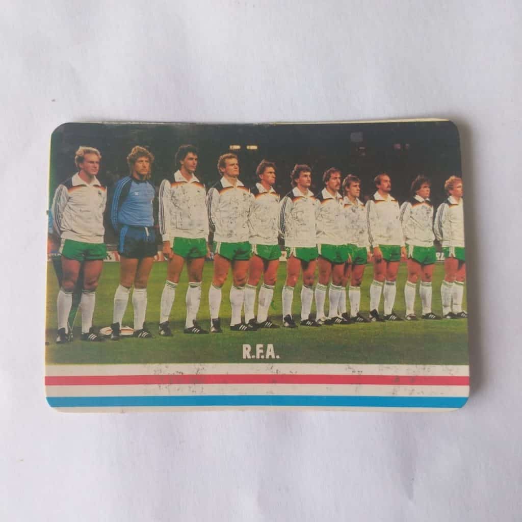 Calendario De Bolso Tema Futebol Rfa Alemanha Ano 1988