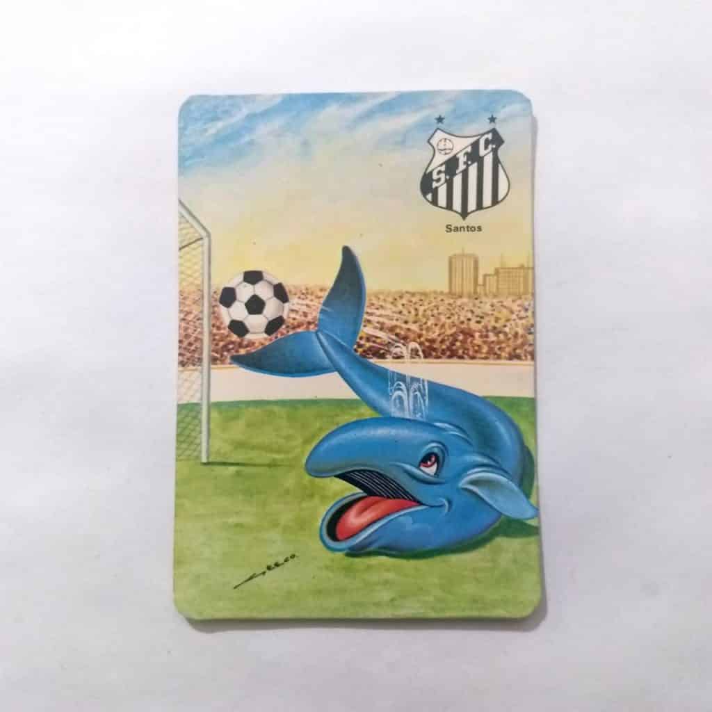 Calendário de Bolso (Tema Futebol) - Santos - Ano 1984