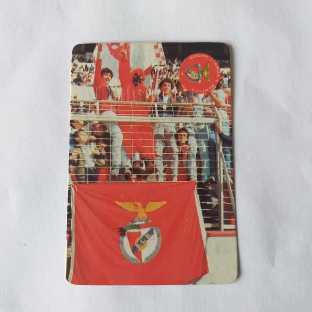 Calendário de Bolso (Tema Futebol) - Sport Lisboa e Benfica (Portugal) - Ano 1986