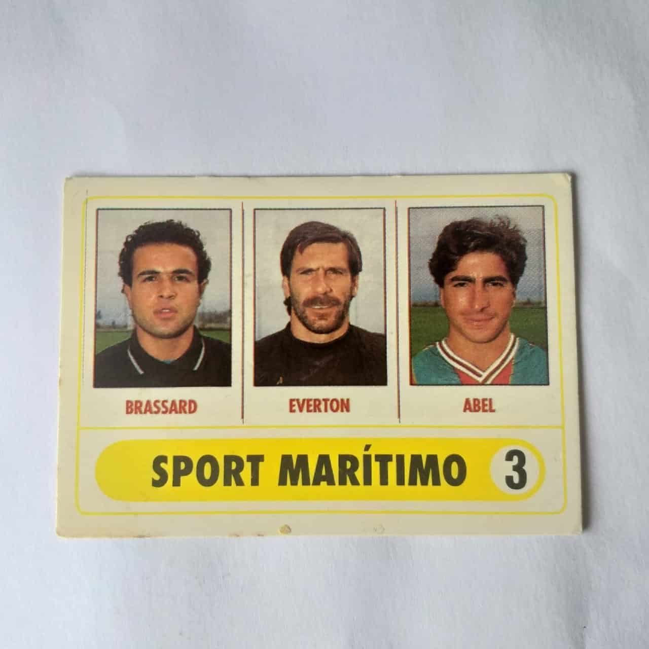 Calendário de Bolso (Tema Futebol) - Sport Marítimo Nº 03 (Portugal) - Ano 1992