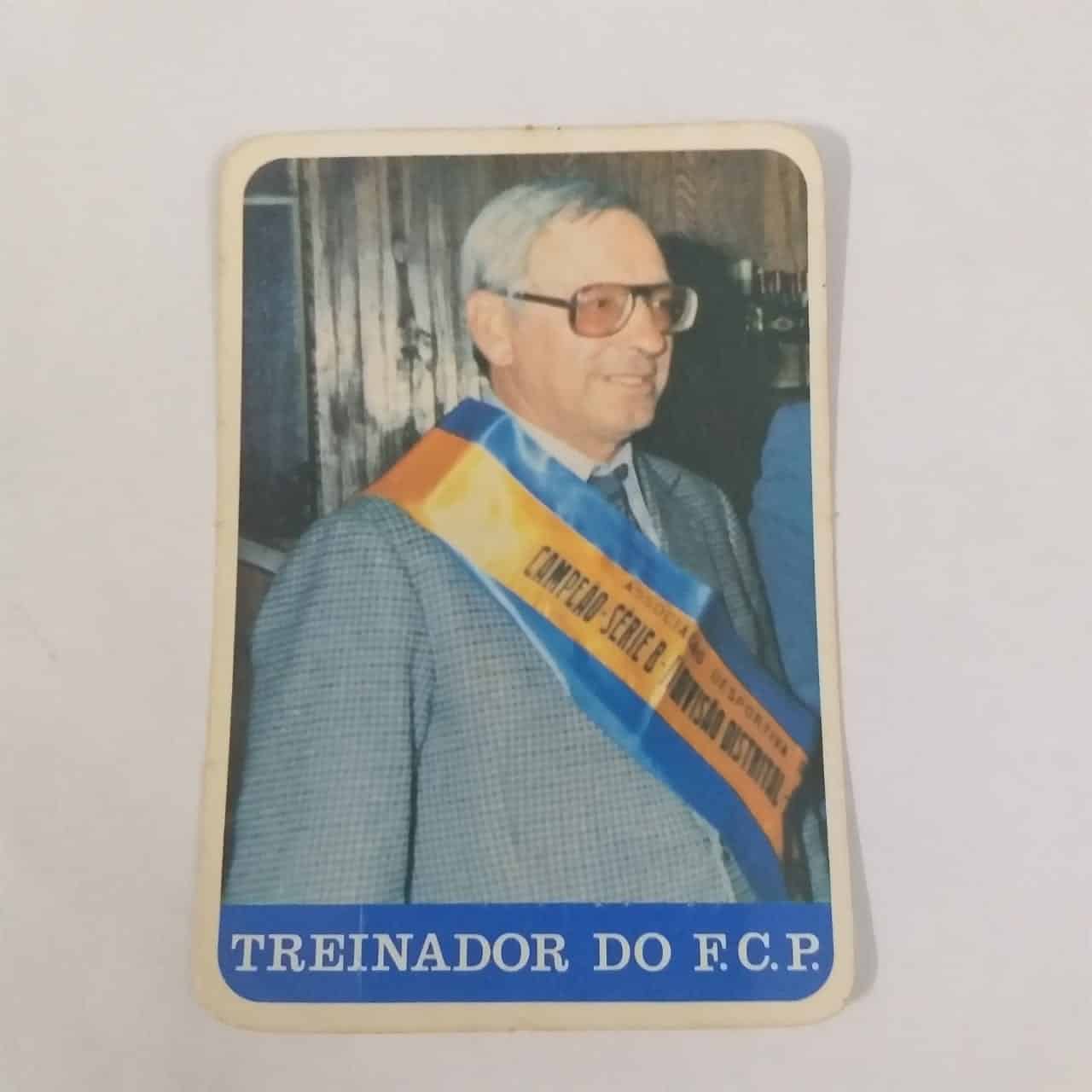 Calendário de Bolso (Tema Futebol) - Treinador do Futebol Clube do Porto (Portugal) - Ano 1985