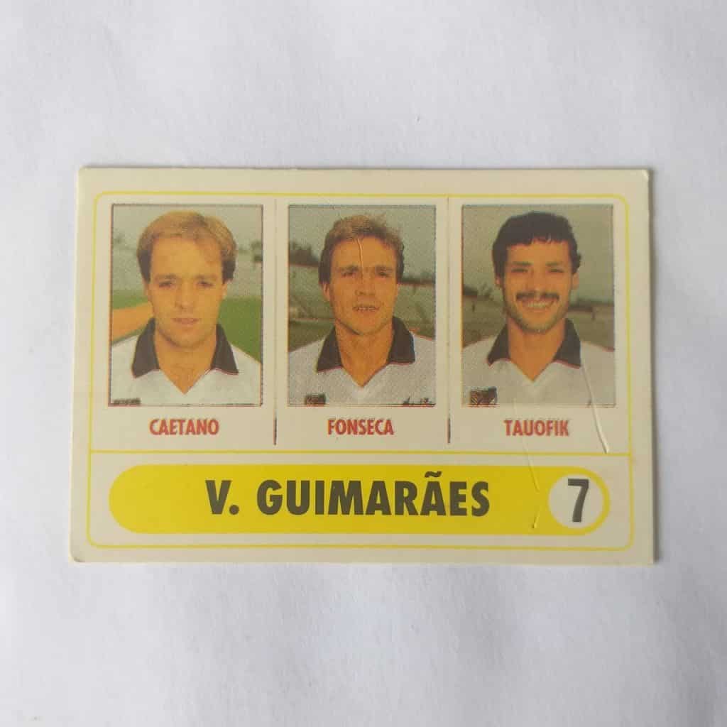 Calendário de Bolso (Tema Futebol) - V. Guimarães Nº 07 (Portugal) - Ano 1992