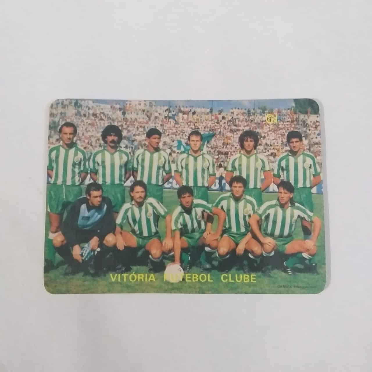 Calendário de Bolso (Tema Futebol) - Vitória Futebol Clube (Portugal) - Ano 1986