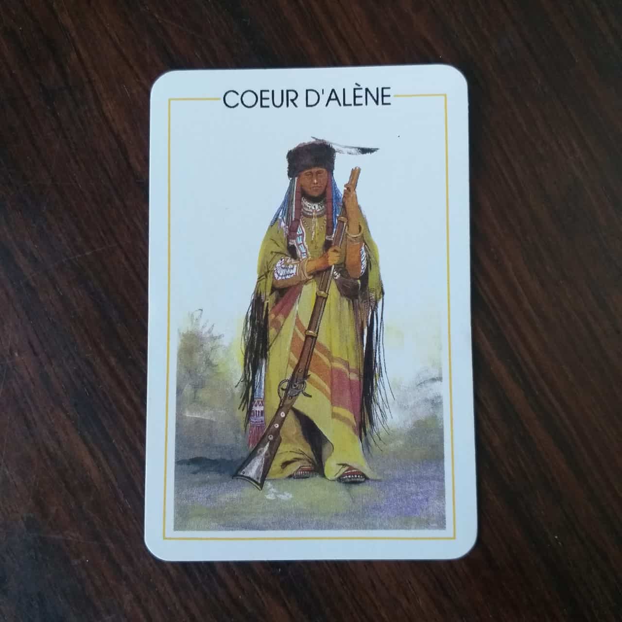 Calendário de Bolso (Tema Índio) Coeur DÀlène - Ano 2005