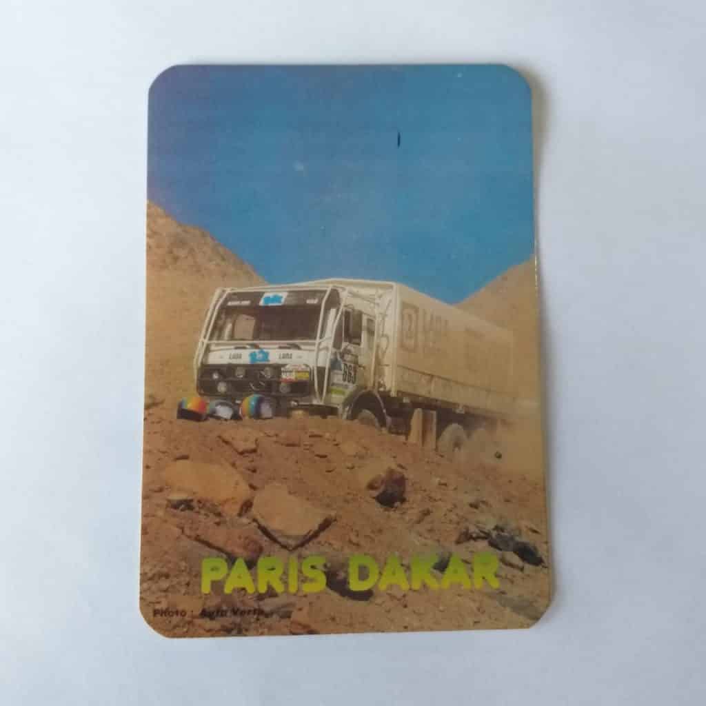Calendário de Bolso (Tema Rali Paris Dakar) - Ano 1987