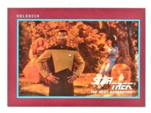 Card Impel - 1991 - Star Trek Next Generation - Nº 106 - Holodeck - Jornada Nas Estrelas