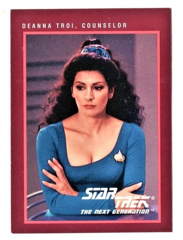 | Casa do Colecionador Card Impel - 1991 - Star Trek Next Generation - Nº 114 - Deanna Troi - Jornada Nas Estrelas