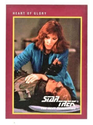 Card Impel - 1991 - Star Trek Next Generation - Nº 54 - Heart Of Glory - Jornada Nas Estrelas