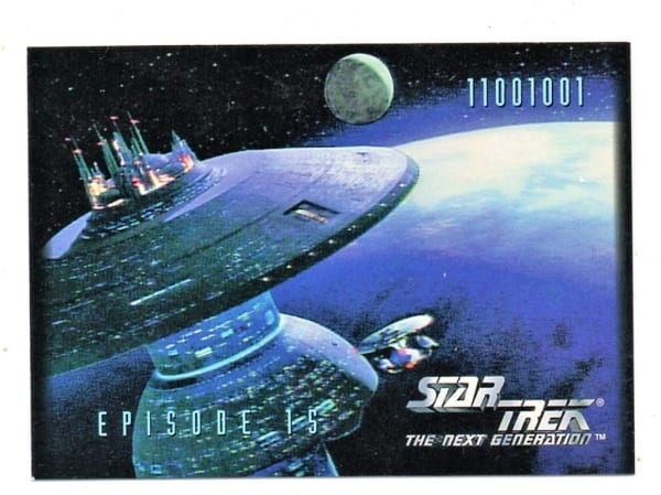 | Casa do Colecionador Card SkyBox - 1994 - Star Trek The Next Generation - Nº 52 - Episode 15A - 11001001 - Jornada Nas Estrelas