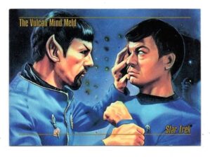 Card SkyBox Master Series - 1993 - Star Trek - Nº 64 - The Vulcano Mind Meld - Jornada Nas Estrelas