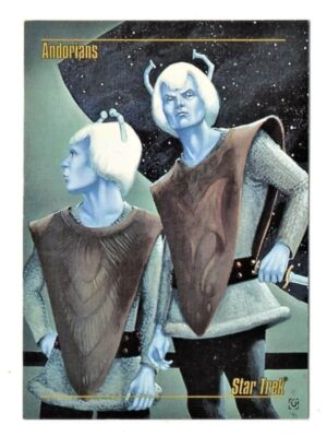 Card SkyBox Master Series - 1993 - Star Trek - Nº 83 - Andorians - Jornada Nas Estrelas