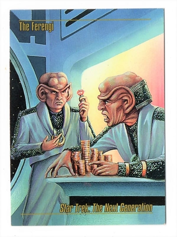 | Casa do Colecionador Card SkyBox Master Series - 1993 - Star Trek The Next Generation - Nº 69 - The Ferengi - Jornada Nas Estrelas