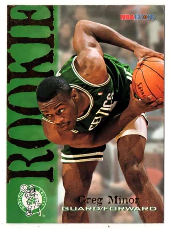 | Casa do Colecionador Card SkyBox Rookie NBA - 307 - Greg Minor - Boston Celtics - 1995