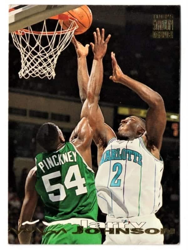 | Casa do Colecionador Card Topps Stadium Club NBA - 323 - Larry Johnson - Boston Celtics - 1993