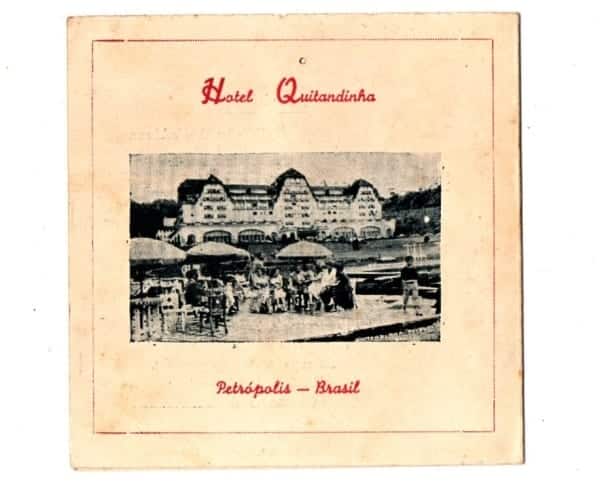 | Casa do Colecionador Cardapio - Menu - Hotel Quitandinha - Grill do Lago - Anos 50 - Ilustração Walt Disney