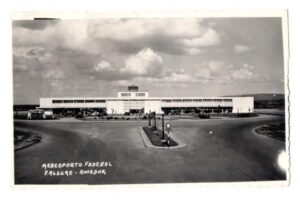 Cartao Postal Aeroporto Federal Porto Alegre - Anos 50 - Aviação
