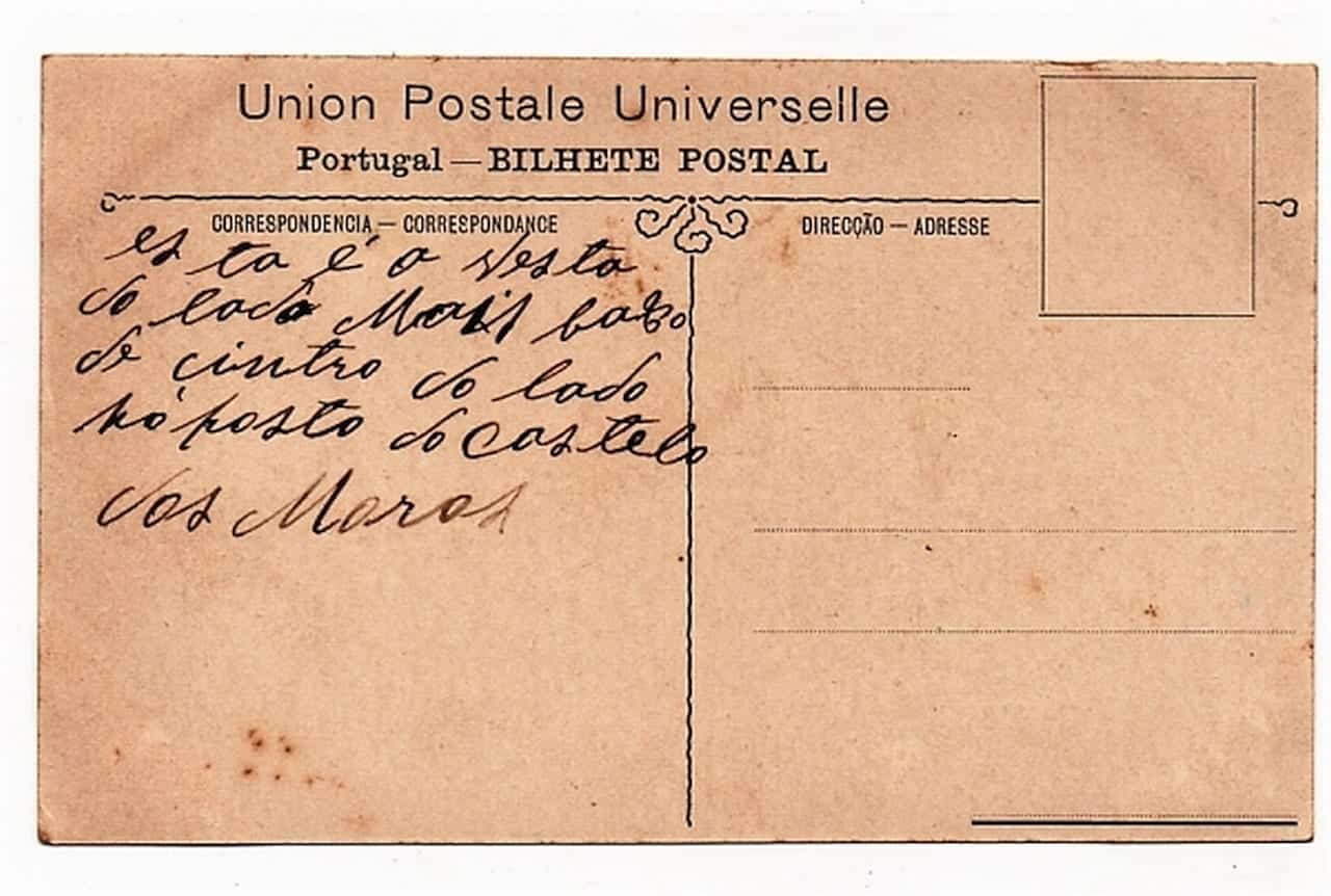| Casa do Colecionador Cartao Postal Antigo - Portugal - Cintra - Aspecto da Vila e Serra - Anos 190
