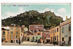 Cartao Postal Antigo - Portugal - Cintra - Aspecto da Vila e Serra - Anos 190