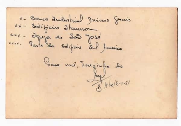 | Casa do Colecionador Cartão Postal Fotografico - Belo Horizonte - MG - Igreja de São José - Anos 50