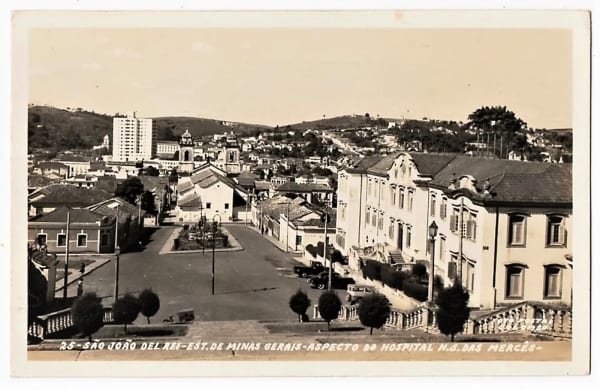 | Casa do Colecionador Cartao Postal Fotografico Hospital Nossa Senhora Das Merces - Sao Joao Del Rei - MG - Anos 50